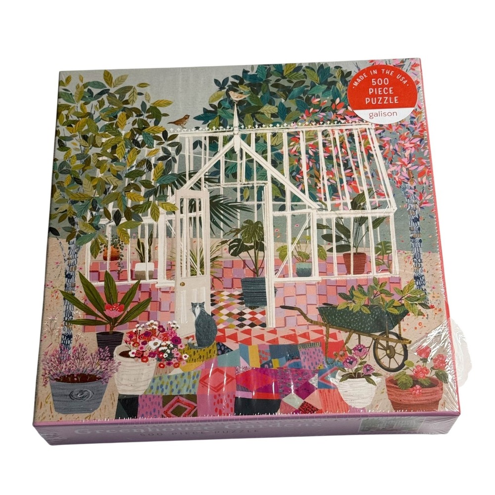 Galison Greenhouse Gardens 500 Pieces Puzzle NEW